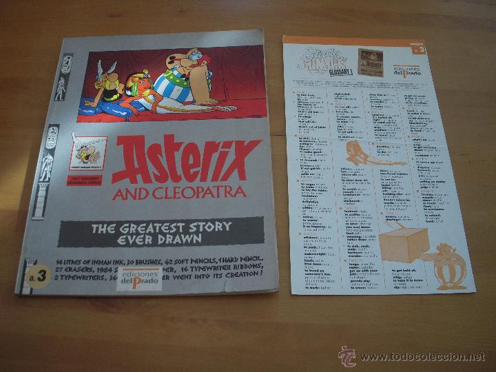 C&oacute;mics: asterix and cleopatra, con glosario, ediciones del prado - Foto 1