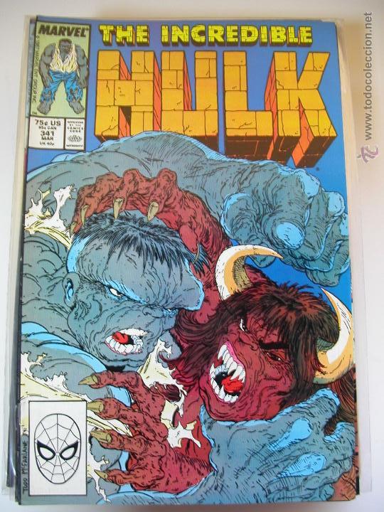 C&oacute;mics: HULK #341. MARVEL COMICS. PETER DAVID-MCFARLANE. ORIGINAL EN INGL&Eacute;S. NUEVO. - Foto 1