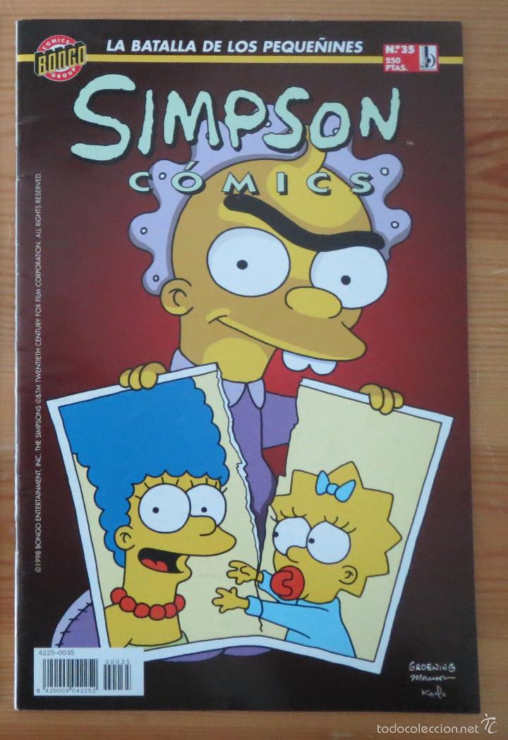 C&oacute;mics: COMIC LOS SIMPSONS 1998 NUMERO 35 - Foto 1