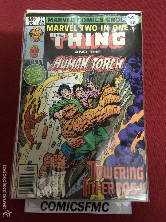 C&oacute;mics: MARVEL COMICS GROUP TWO IN ONE , THE THING NUMERO 59 NORMAL ESTADO - Foto 1