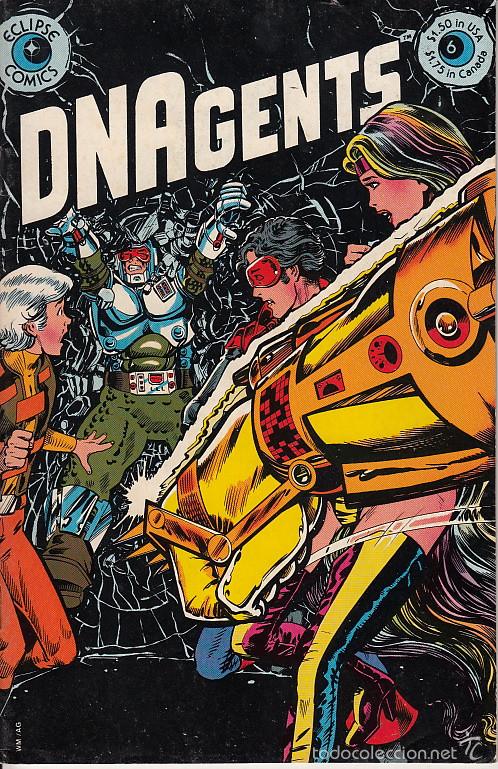 C&oacute;mics: DNAGENTS vol.1 # 6 (Eclipse,1983) - MARK EVANIER - WILL MEUGNIOT - Foto 1