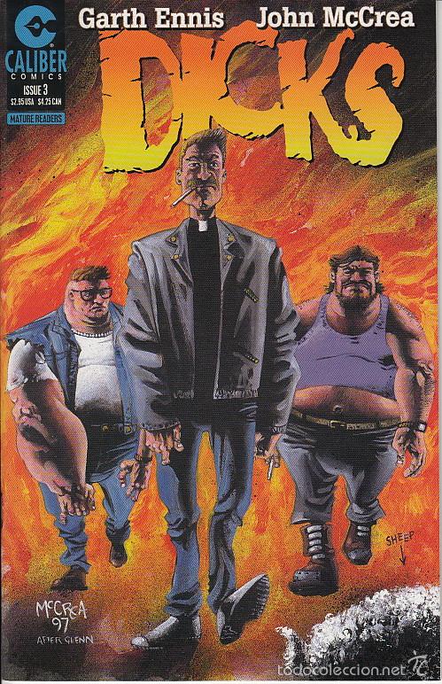 C&oacute;mics: DICKS vol.1 # 3 (Caliber,1997) - GARTH ENNIS - JOHN McCREA - Foto 1