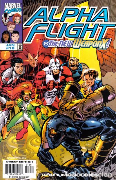 C&oacute;mics: ALPHA FLIGHT #18, MARVEL, 1.999, USA. - Foto 1
