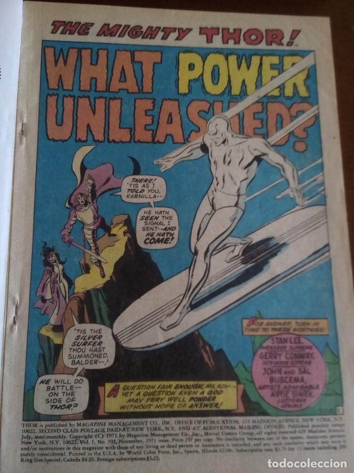 C&oacute;mics: THOR N 193 USA A&Ntilde;O 1971  L4P3 - Foto 3