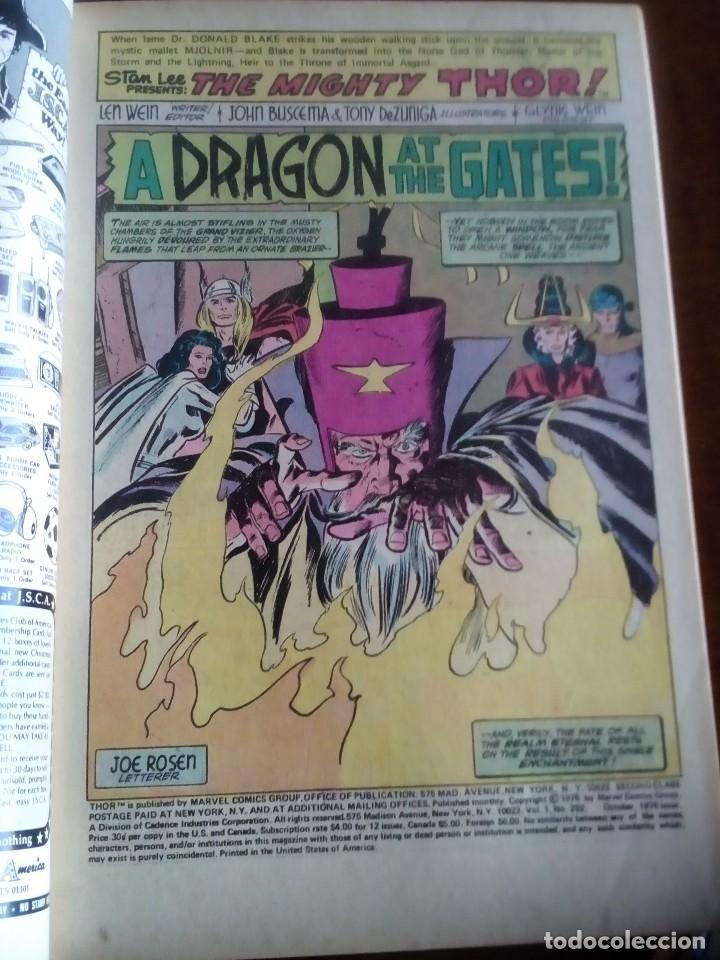 C&oacute;mics: THOR N 252 USA A&Ntilde;O 1976  L4P3 - Foto 3
