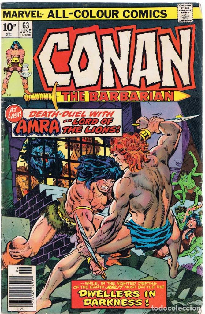 C&oacute;mics: Conan The Barbarian N&ordm; 63 USA. Marvel Comics - Foto 1