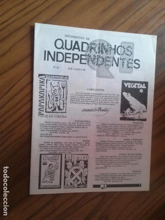 Comics : QUADRINHOS INDEPENDENTES 21. AUTOEDITADO. BRASILE&Ntilde;O. BUEN ESTADO. GRAPA. RAR&Iacute;SIMO