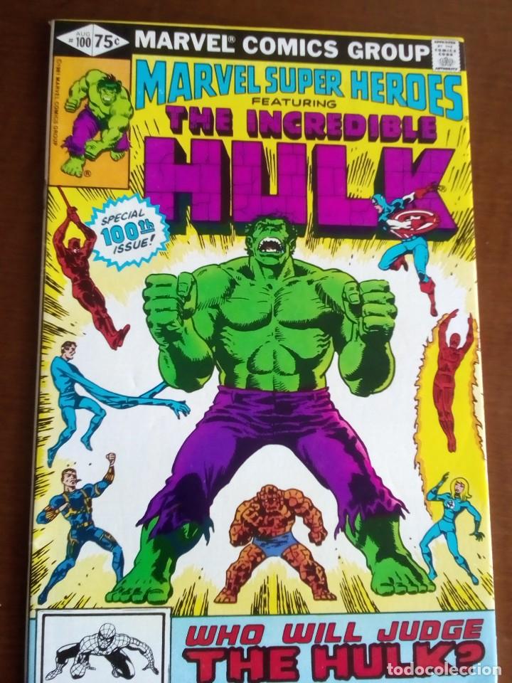 C&oacute;mics: HULK  MARVEL SUPERHEROES N 100 USA A&Ntilde;O 1981 - Foto 1