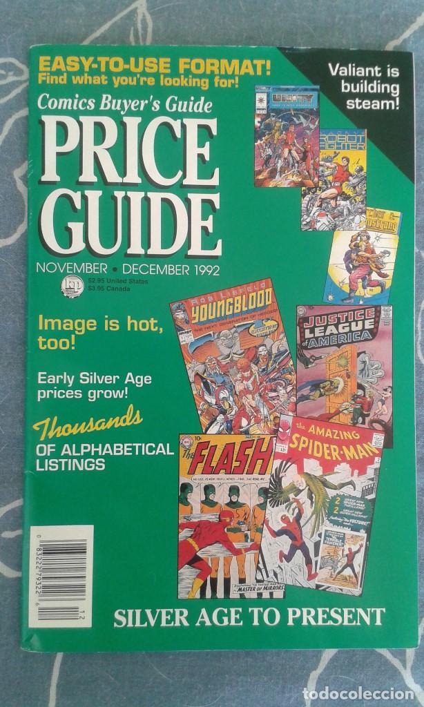 Comics: COMIC&acute;S BUYER GUIDE PRICE GUIDE NOVEMBER-DECEMBER 1992