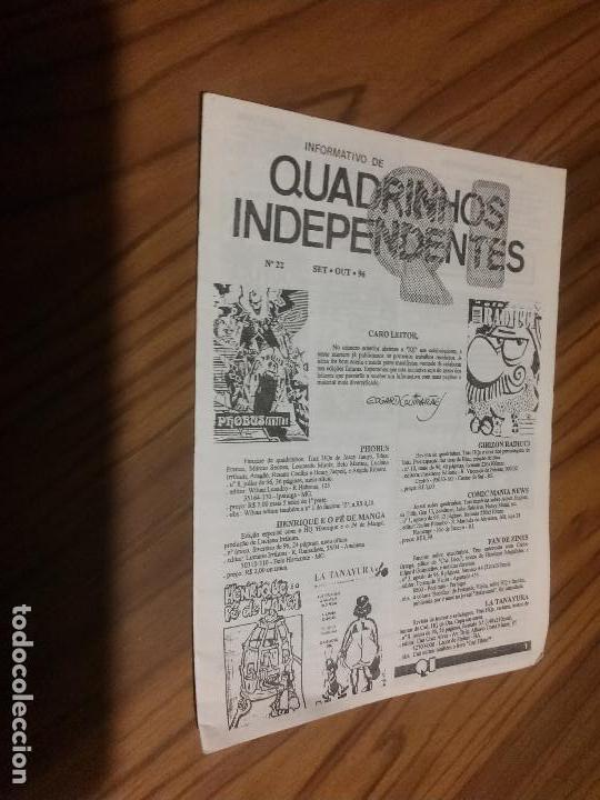 Comics: QUADRINHOS INDEPENDENTES 22. AUTOEDITADO. BRASILE&Ntilde;O. BUEN ESTADO. GRAPA. RAR&Iacute;SIMO