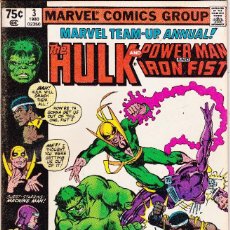 Cómics: MARVEL ANNUAL # 3 1980 THE HULK, POWER MAN, IRON FIST AND MACHINE MAN!. Lote 86332944