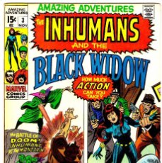 Cómics: AMAZING ADVENTURES #3 INHUMANS BLACK WIDOW 1ST PRINT MARVEL BRONZE AGE 1970 . Lote 88940132