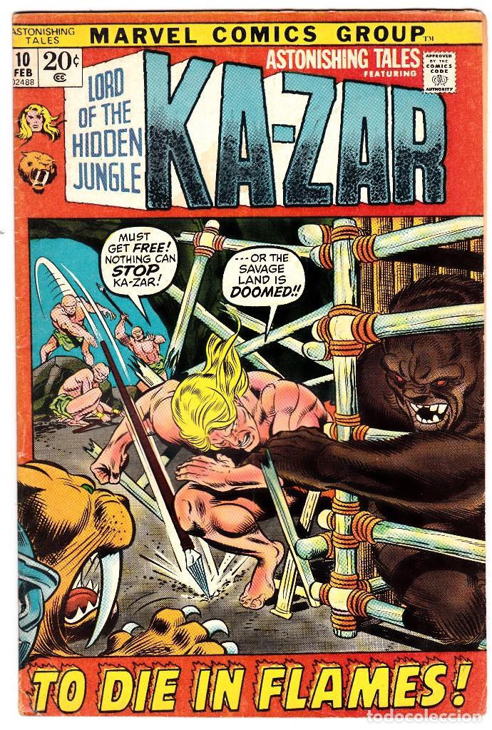 C&oacute;mics: Marvel Comics ASTONISHING TALES #10 KAZAR - Foto 1