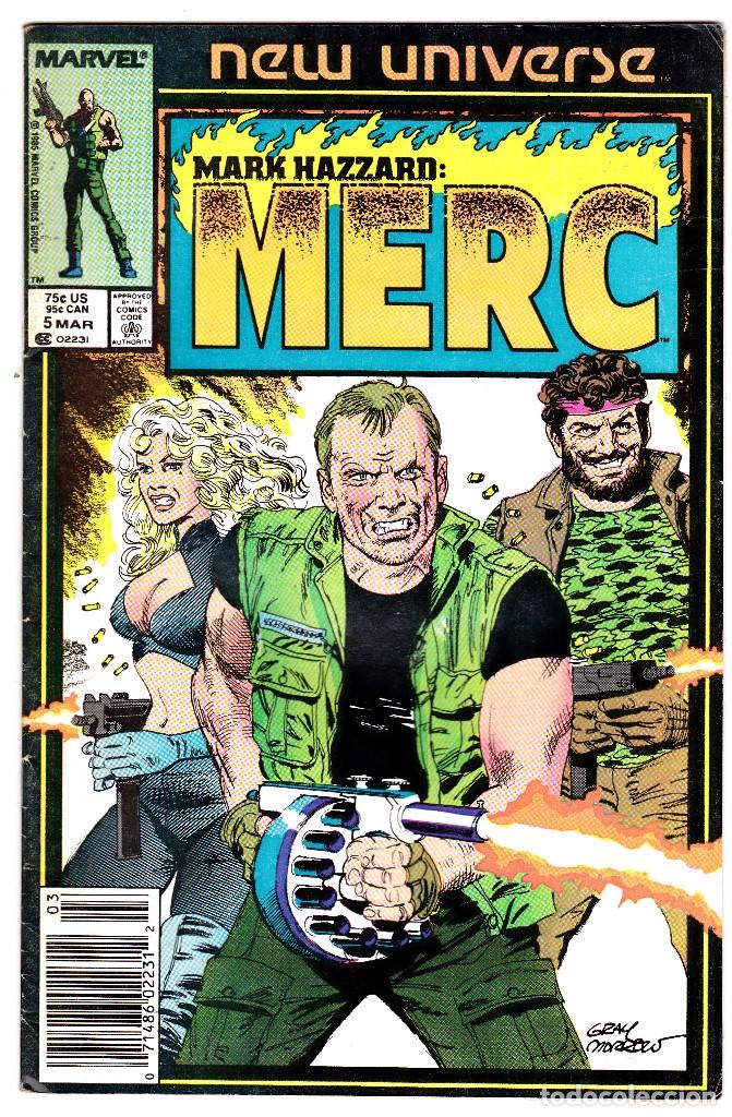 C&oacute;mics: Comics Marvel - MARC HAZZARD: MERC #5 1987 - Foto 1