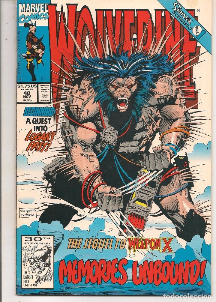 C&oacute;mics: WOLVERINE. N&ordm; 48. MARVEL. ORIGINAL USA.(C/A53) - Foto 1