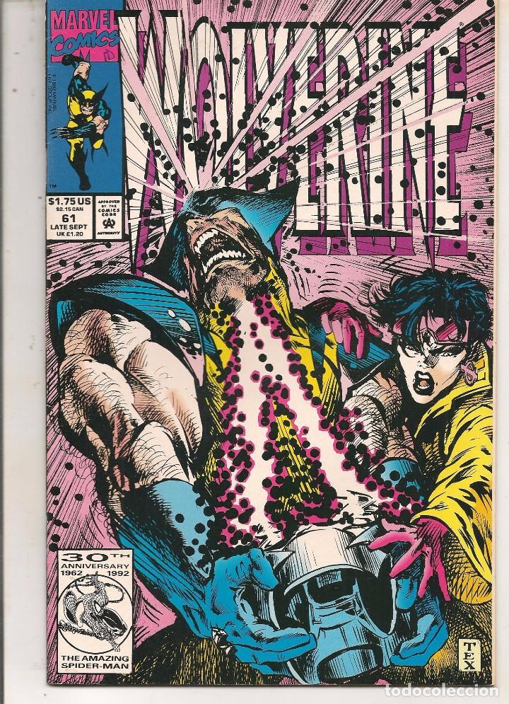 C&oacute;mics: WOLVERINE. N&ordm; 61. MARVEL. ORIGINAL USA.(C/A53) - Foto 1