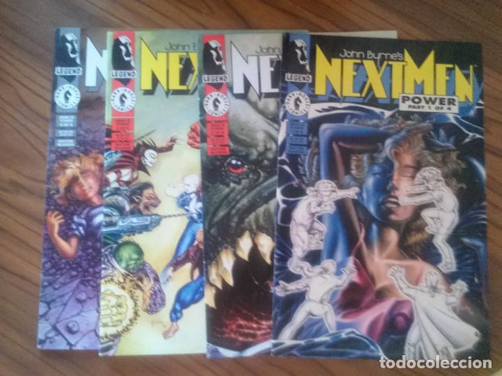 Comics: NEXT MEN POWER. 4 N&Uacute;MEROS. JOHN BYRNE. EN INGL&Eacute;S. BUEN ESTADO. GRAPA. RAROS
