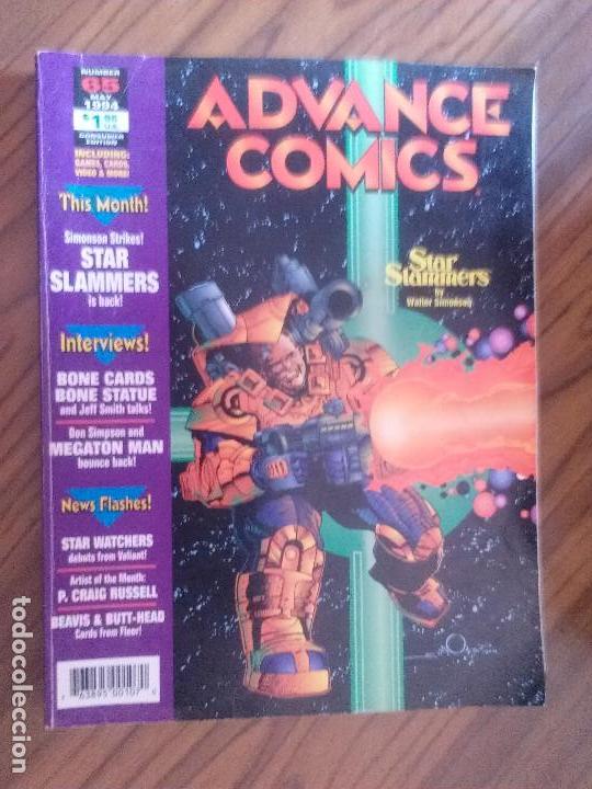 Comics: ADVANCE COMICS. 65. MAYO 1994. NOVEDADES NORTEAMERICANAS DE ESE MES. GRAN TOMO. BUEN ESTADO. RARO