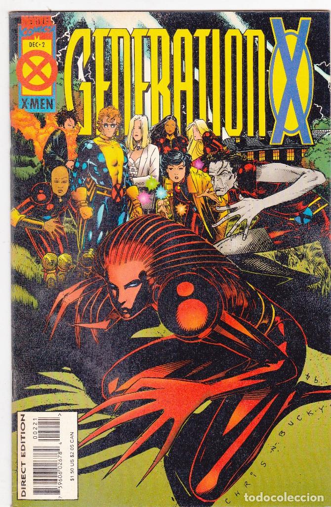 C&oacute;mics: Marvel Generation X Vol. 1 #2 December 1994 Comic Book - Foto 1