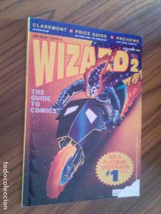 Comics: WIZARD 2. REVISTA SOBRE COMICS.EN INGL&Eacute;S. REVISTA DE INFORMACI&Oacute;N SOBRE COMIC. ROTURA EN LA PORTADA