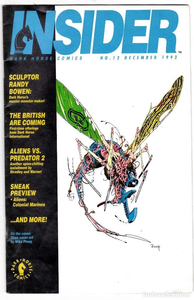 C&oacute;mics: Insider #12 : Dark Horse comic from December 1992 - Foto 1