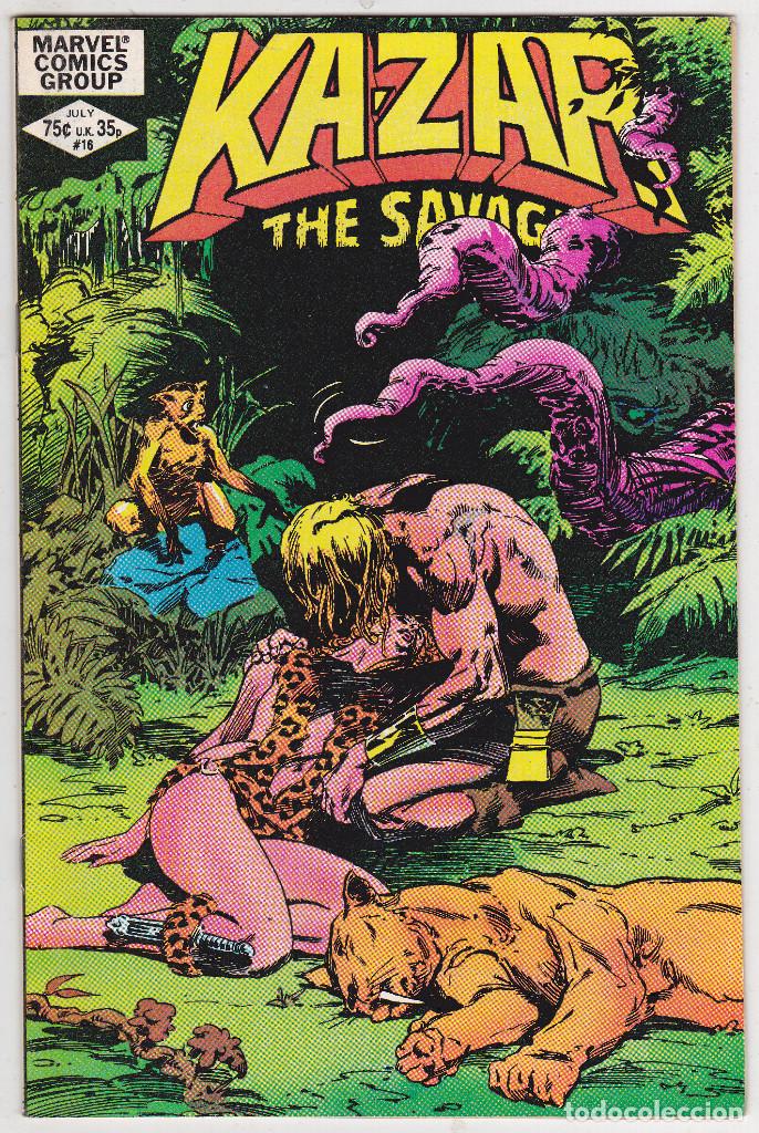 C&oacute;mics: KA-ZAR (KAZAR) THE SAVAGE #16 - Foto 1