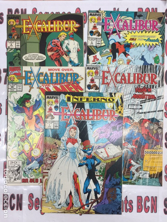 C&oacute;mics: Lote 5 c&oacute;mics EXCALIBUR marvel - Foto 1