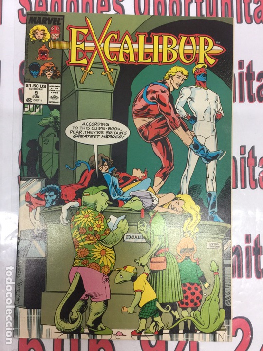 C&oacute;mics: Lote 5 c&oacute;mics EXCALIBUR marvel - Foto 2