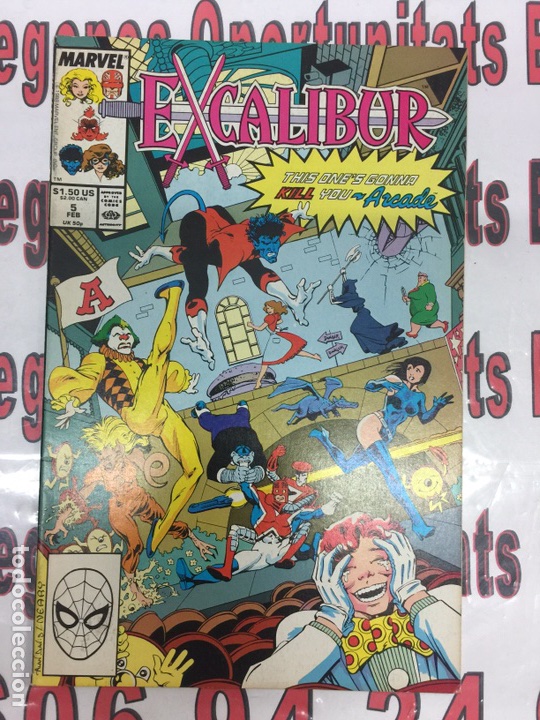 C&oacute;mics: Lote 5 c&oacute;mics EXCALIBUR marvel - Foto 3