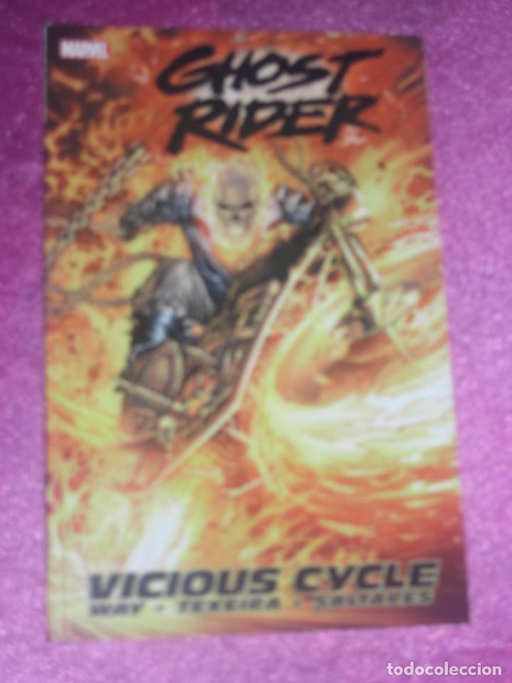 Fumetti: GHOST RIDER MOTORISTA FANTASMA VIVIOUS CYCLE TOMO MARVEL EN INGLES L5 C551