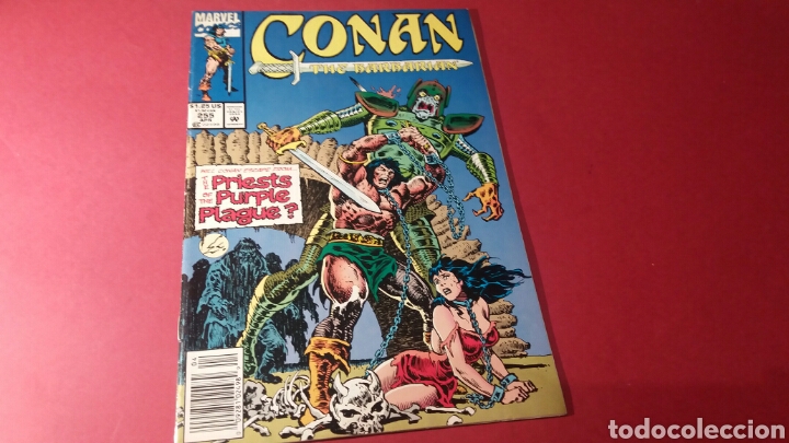 C&oacute;mics: CONAN THE BARBARIAN 255 MARVEL COMICS USA - Foto 1