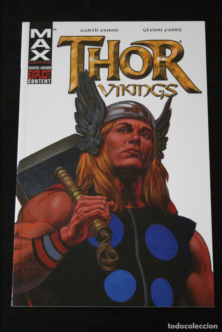 C&oacute;mics: Thor: Vikings. Max. TPB. Garth Ennis & Glenn Fabry. Marvel Comics. - 25% - Foto 1