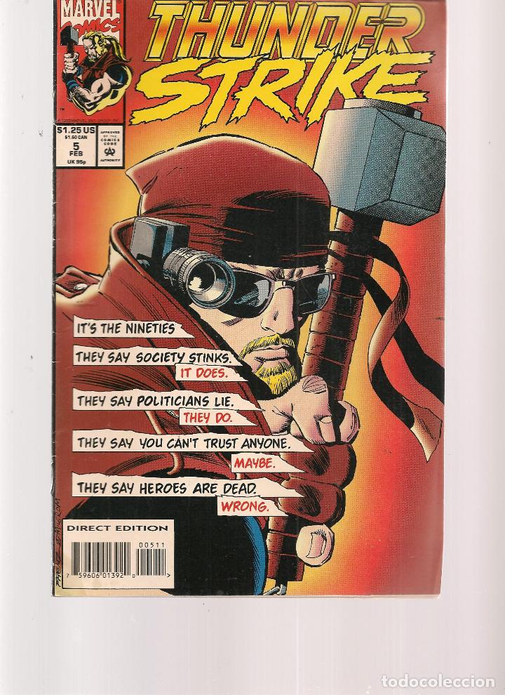 C&oacute;mics: THUNDER STRIKE. N&ordm; 5.  COMIC ORIGINAL USA. MARVEL. (ST/C81) - Foto 1