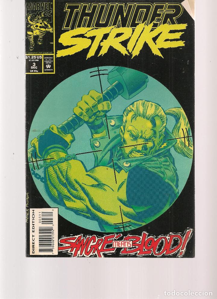 C&oacute;mics: THUNDER STRIKE. N&ordm; 3. COMIC ORIGINAL USA. MARVEL. (ST/C81) - Foto 1