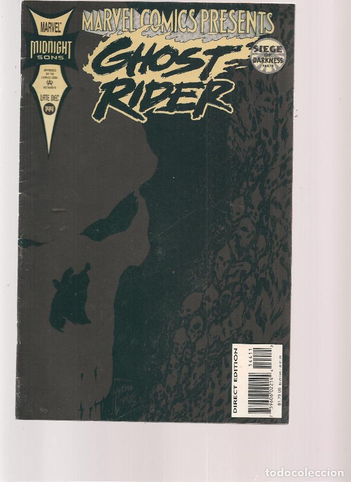 C&oacute;mics: MARVEL COMICS PRESENTS. N&ordm; 144. GHOST RIDER. COMIC ORIGINAL USA. MARVEL. (ST/C81) - Foto 1