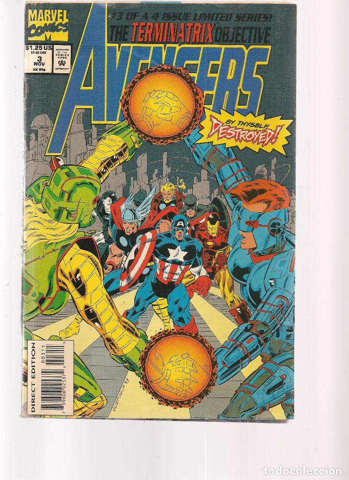 C&oacute;mics: AVENGERS. TERMINATRIX OBJETIVE. N&ordm; 3. COMIC ORIGINAL USA. MARVEL. (ST/C81) - Foto 1