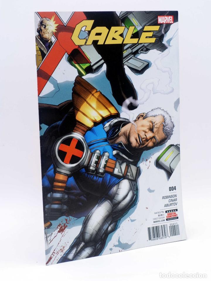 C&oacute;mics: CABLE 4 (Robinson / Cinar / Aburtov) Marvel, 2017. VF - Foto 1