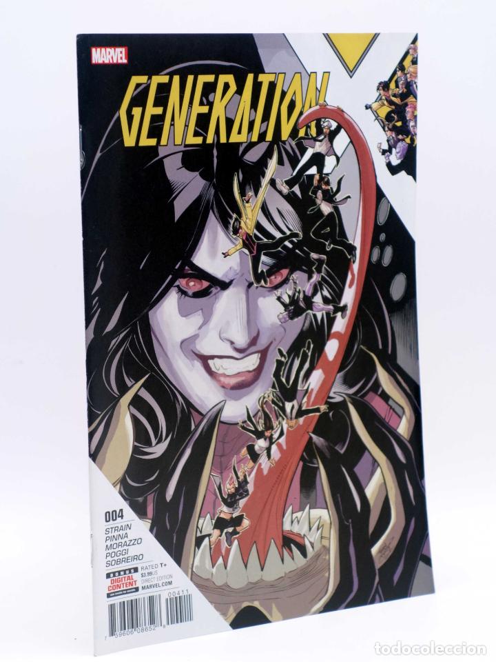 C&oacute;mics: GENERATION X 4 (Strain / Pinna / Morazzo) Marvel, 2017. VF - Foto 1