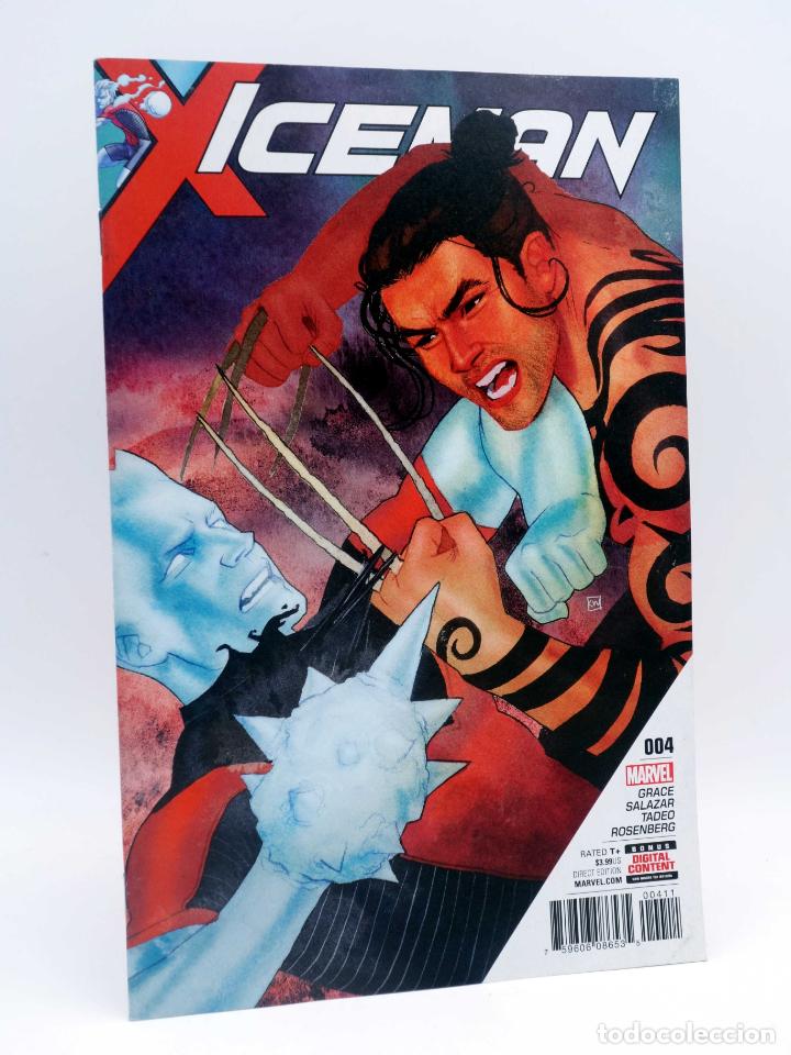 C&oacute;mics: ICEMAN 4 (Grace / Salazar / Tadeo) Marvel, 2017. VF - Foto 1