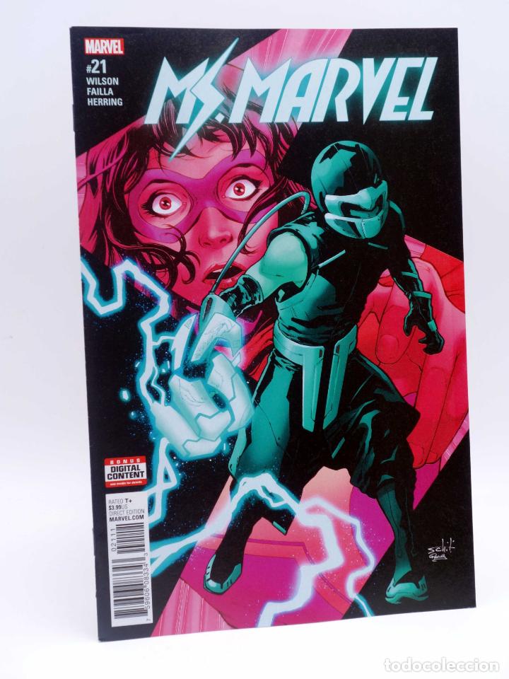 C&oacute;mics: MS. MARVEL 21 (Wilson / Failla / Herring) Marvel, 2017. VF - Foto 1