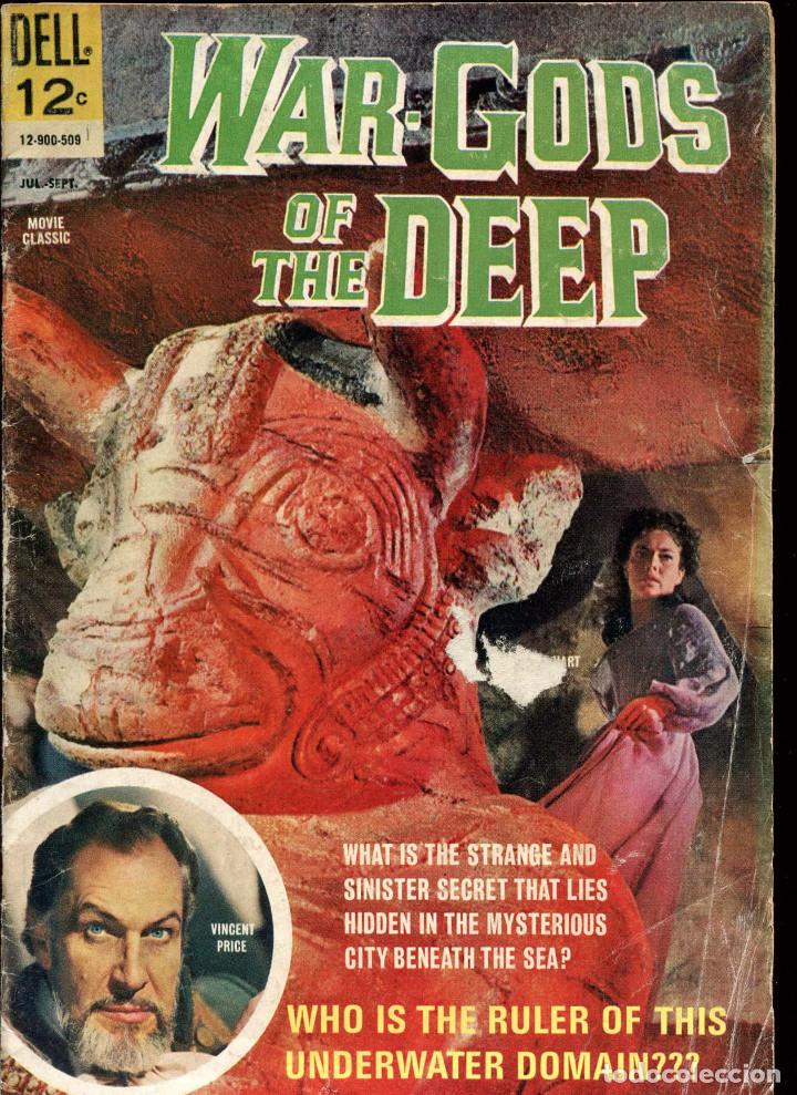 C&oacute;mics: WAR-GODS OF THE DEEP. MOVIE CLASSIC. DELL PUBLISHING 1965