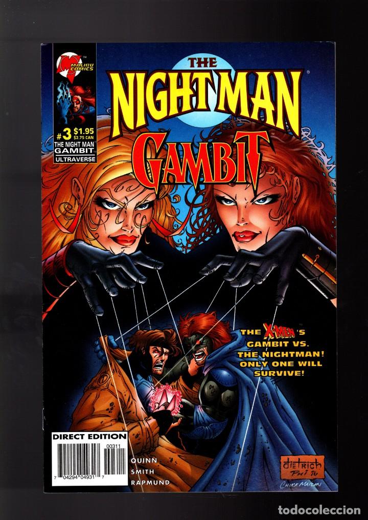 Gambit #2 April 1996 Malibu Comics The Night Man 