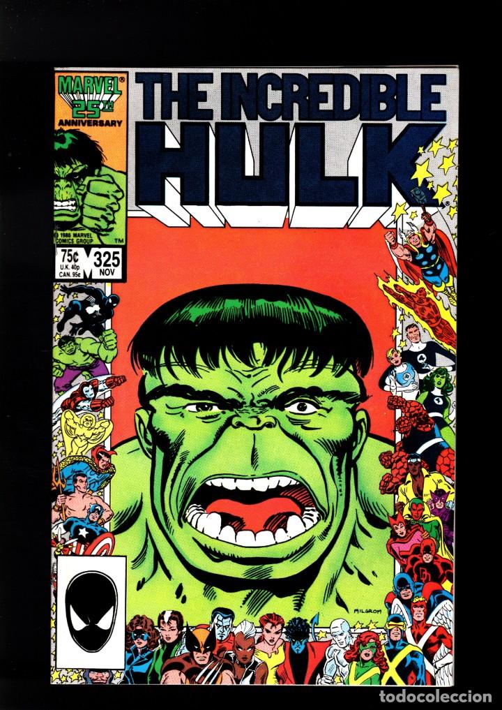 Incredible Hulk 325 Marvel 1986 Vfn Nm Marv Sold Through Direct Sale