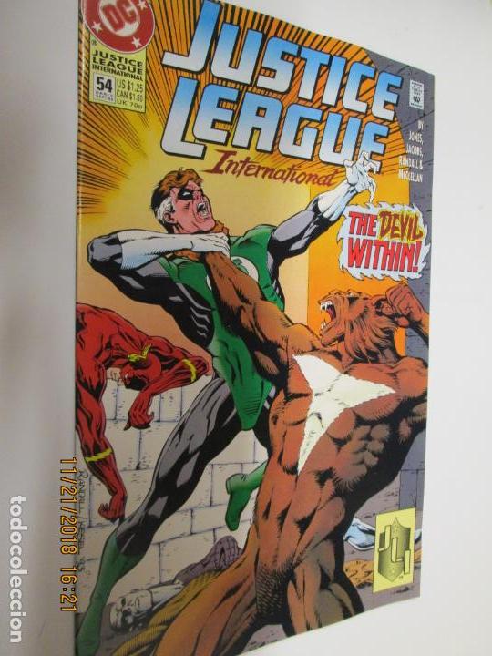 C&oacute;mics: JUSTICE LEAGUE N&ordm; 54 SEP 93 DE DEVIL WITHIN - Foto 1