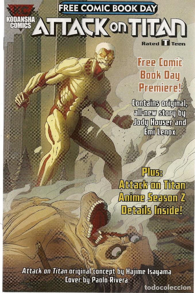 C&oacute;mics: ATTACK ON TITAN.  ORIGINAL USA EN INGL&Eacute;S. (ST/A01) - Foto 1