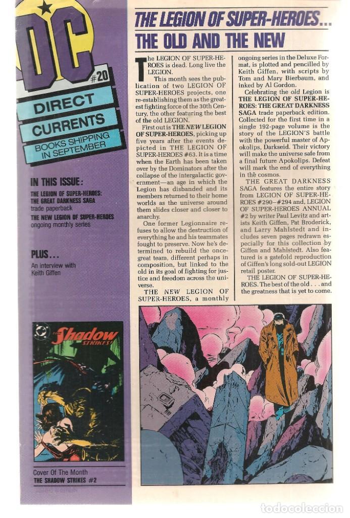 C&oacute;mics: DC. N&ordm; 20. DIRECT CURRENTS. ORIGINAL USA EN INGL&Eacute;S. (ST/A01) - Foto 1