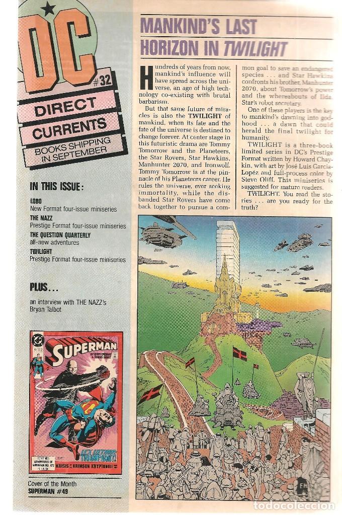 C&oacute;mics: DC. N&ordm; 32. DIRECT CURRENTS. ORIGINAL USA EN INGL&Eacute;S. (ST/A01) - Foto 1