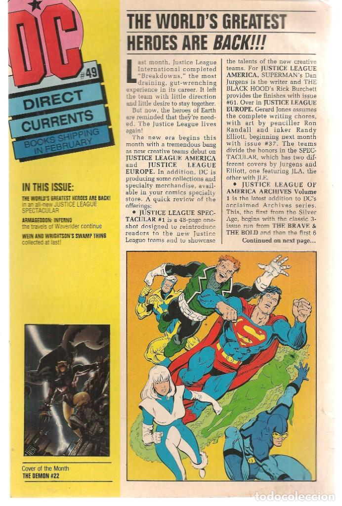 C&oacute;mics: DC. N&ordm; 49. DIRECT CURRENTS. ORIGINAL USA EN INGL&Eacute;S. (ST/A01) - Foto 1