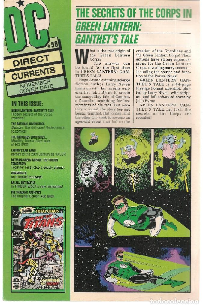 C&oacute;mics: DC. N&ordm; 56. DIRECT CURRENTS. ORIGINAL USA EN INGL&Eacute;S. (ST/A01) - Foto 1