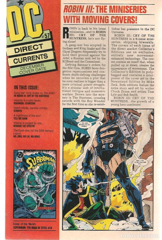 C&oacute;mics: DC. N&ordm; 57. DIRECT CURRENTS. ORIGINAL USA EN INGL&Eacute;S. (ST/A01) - Foto 1